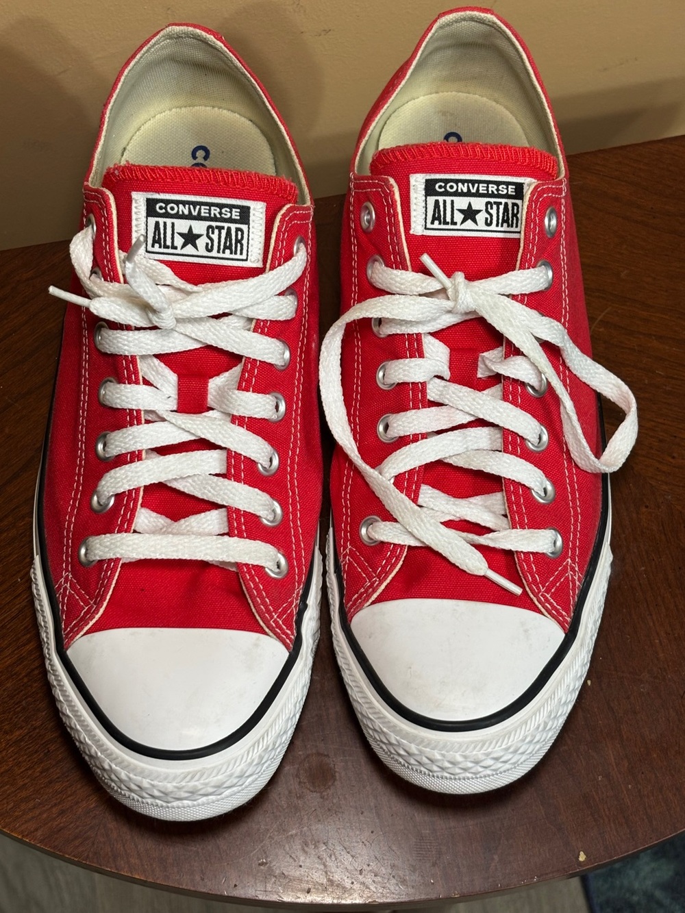 Converse All Star Red Low-Top Sneakers Unisex Men’s Size 11